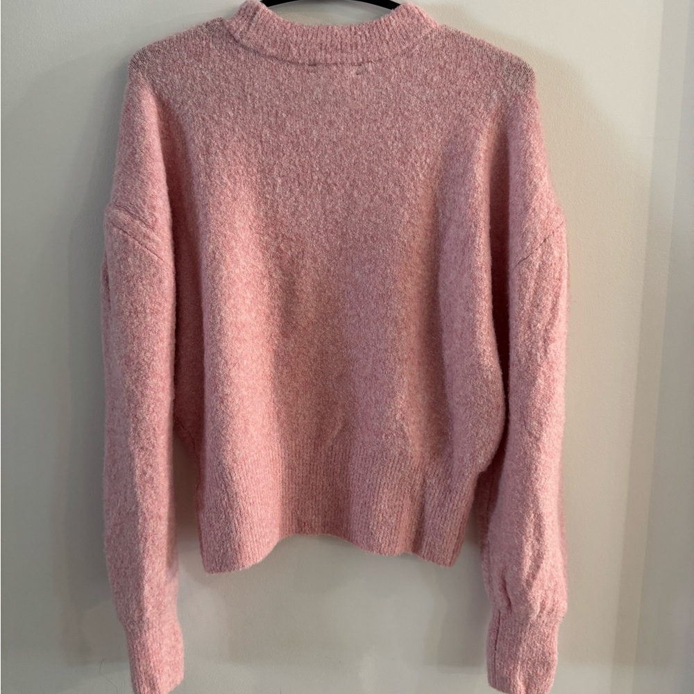 Lilla P Soft Pink Designer Turtleneck Sweater